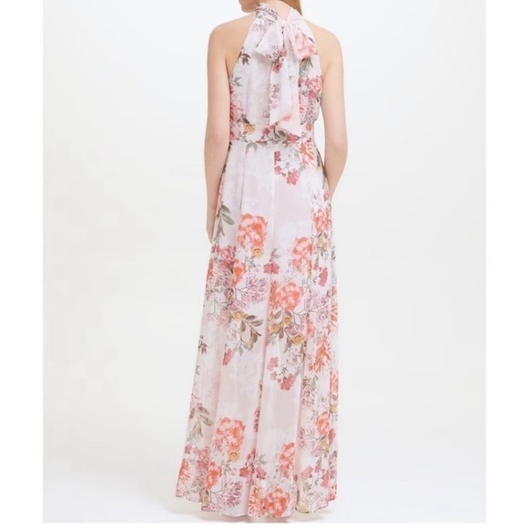 NWOT Eliza J Floral Pink Chiffon Halter Maxi Dress
Size 4 - Picture 3 of 6